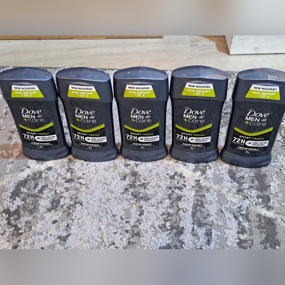 5 Brand New Dove Men+Care Sport Fresh Antiperspirant